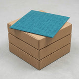 Clearance: Nouveau Linen Turquoise carpet tiles (3 boxes - 15m2)