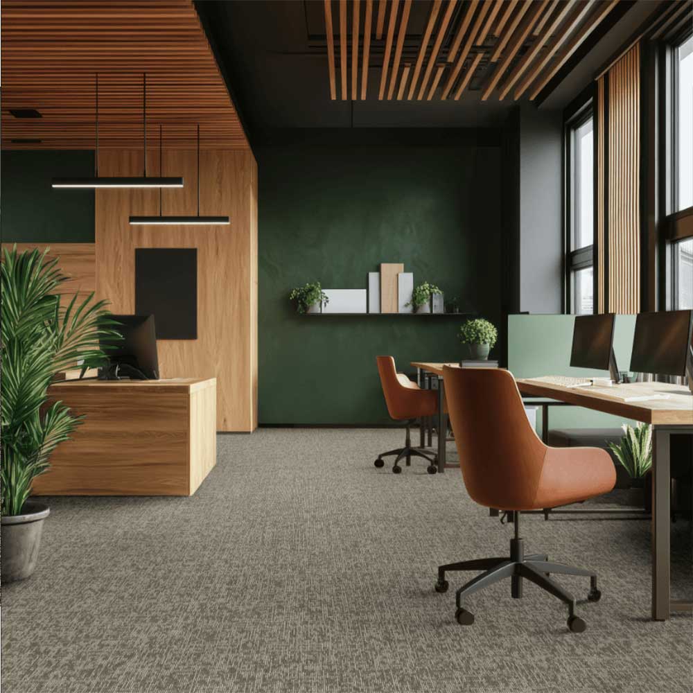 Paragon Elemental Collection Heath Star Twilight Ember Carpet Tiles - DCTUK