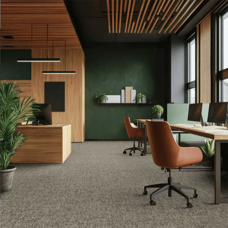 Paragon Elemental Collection Heath Star Twilight Ember Carpet Tiles - DCTUK