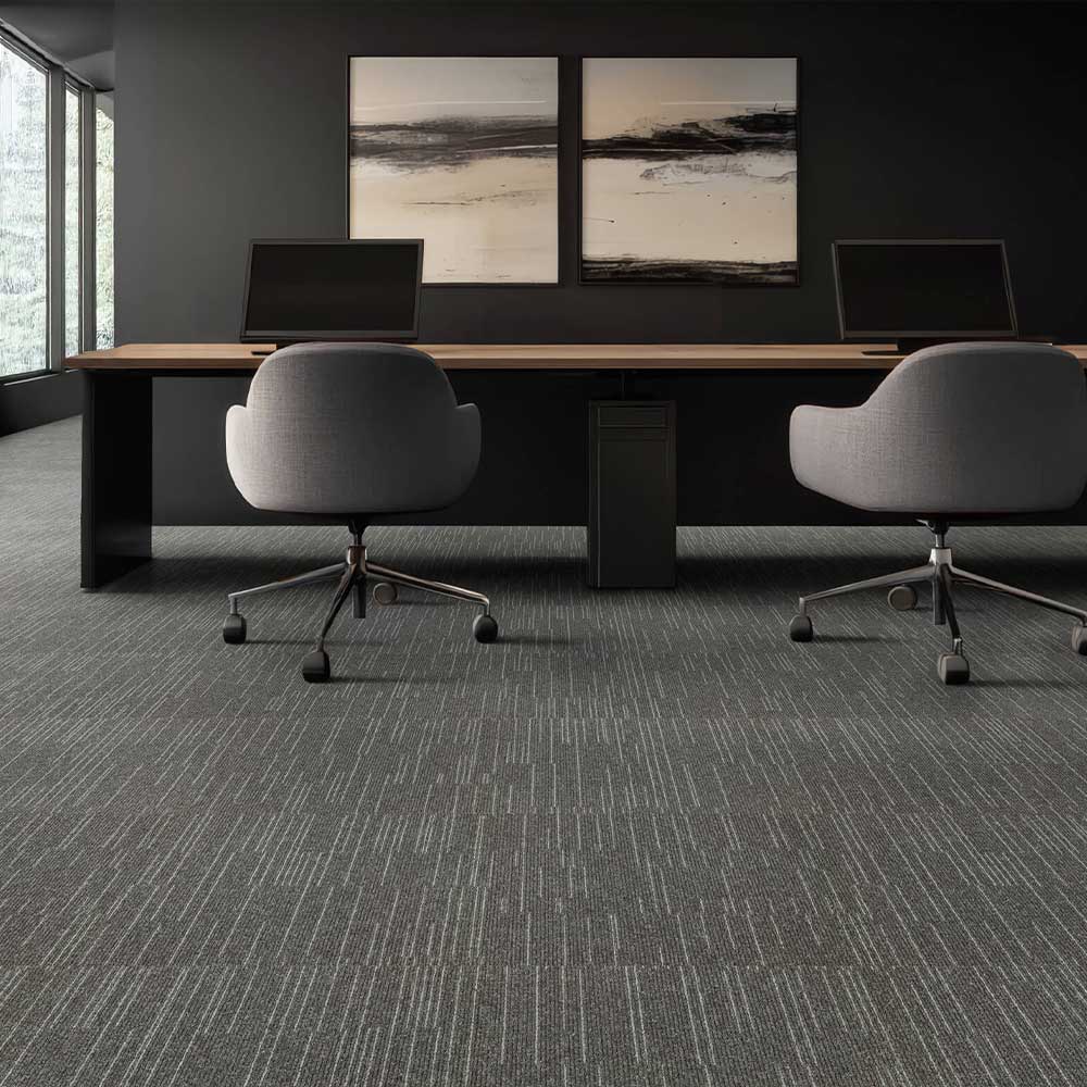 Paragon Elemental Collection Heath Star Twilight Ember Carpet Tiles - DCTUK