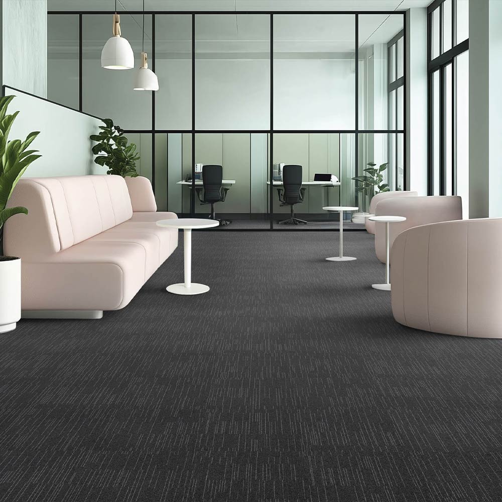 Paragon Elemental Collection Heath Star Twilight Ember Carpet Tiles - DCTUK