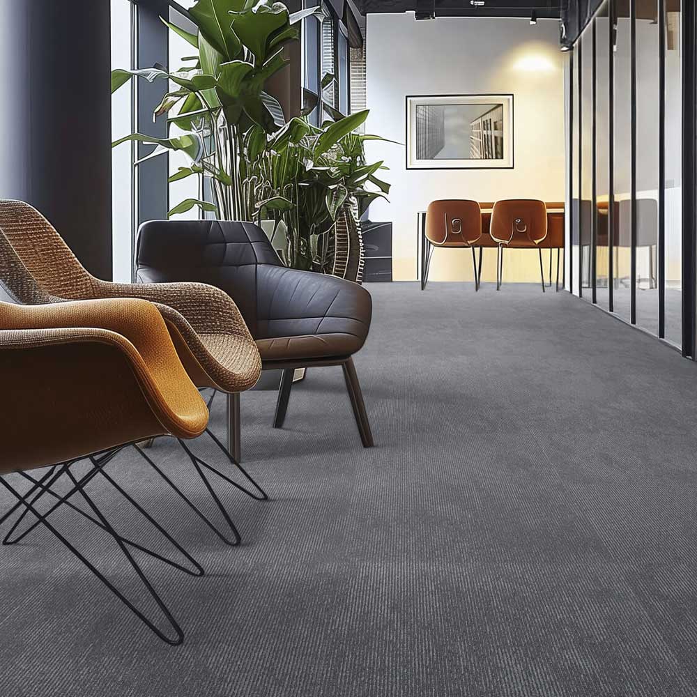 Paragon Elemental Collection Heath Star Twilight Ember Carpet Tiles - DCTUK