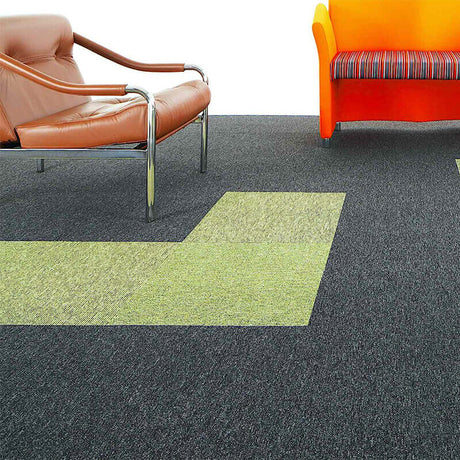 Paragon Macaw Stripe Aegean/Sapphire 831501 Carpet Tiles - DCTUK