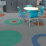 Paragon Workspace Cut Pile Biscay Blue Carpet Tiles - DCTUK