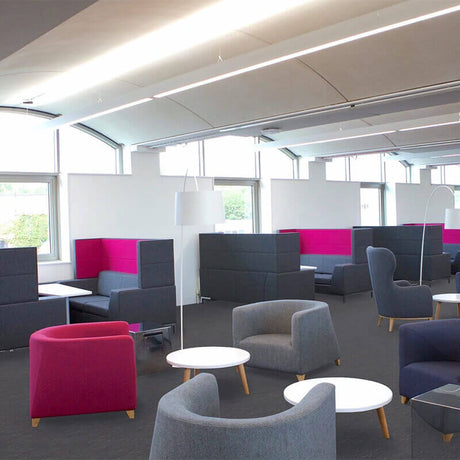 Paragon Workspace Linear Apollo Blue Carpet Tiles - DCTUK