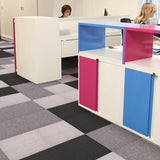 Paragon Workspace Loop Blue Moon Carpet Tiles - DCTUK