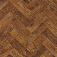 Polyflor Designatex PUR Rich Oak Parquet 2138 Sheet Vinyl