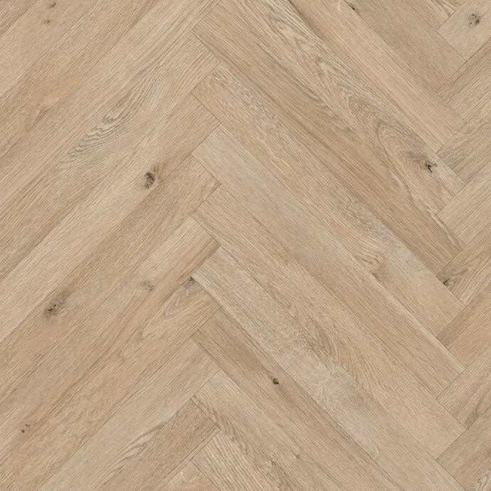 Polyflor Expona Flow PUR Wood Eden Oak Parquet 9677 Sheet Vinyl - DCTUK