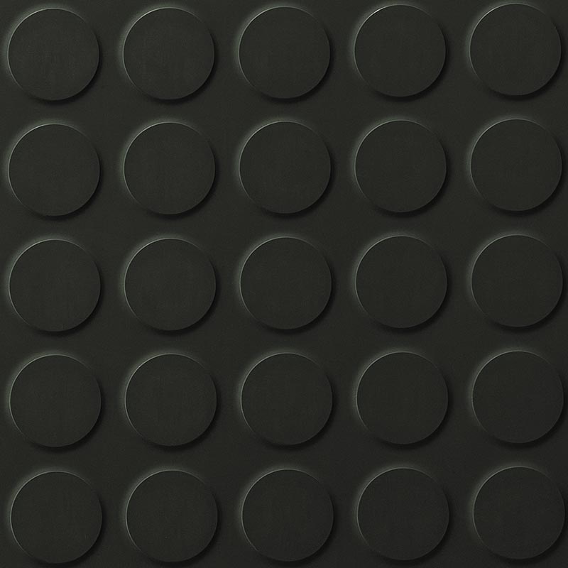 Polyflor SaarFloor Noppe Stud Tile 1 Anthracite 102 Rubber Tiles - DCTUK