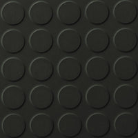 Polyflor SaarFloor Noppe Stud Tile 1 Anthracite 102 Rubber Tiles