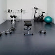 Polyflor SaarFloor Noppe Stud Tile 1 Anthracite 102 Rubber Tiles - DCTUK