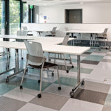 Polyflor SaarFloor Noppe Stud Tile 1 Anthracite 102 Rubber Tiles - DCTUK