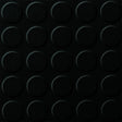 Polyflor SaarFloor Noppe Stud Tile 1 Black Coal 101 Rubber Tiles - DCTUK