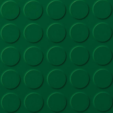 Polyflor SaarFloor Noppe Stud Tile 1 Green Baize 015 Rubber Tiles - DCTUK