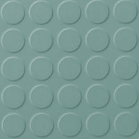 Polyflor SaarFloor Noppe Stud Tile 1 Limestone Green 013 Rubber Tiles
