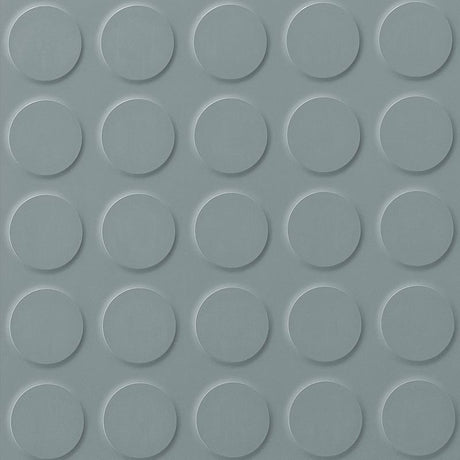 Polyflor SaarFloor Noppe Stud Tile 1 Steel 014 Rubber Tiles - DCTUK