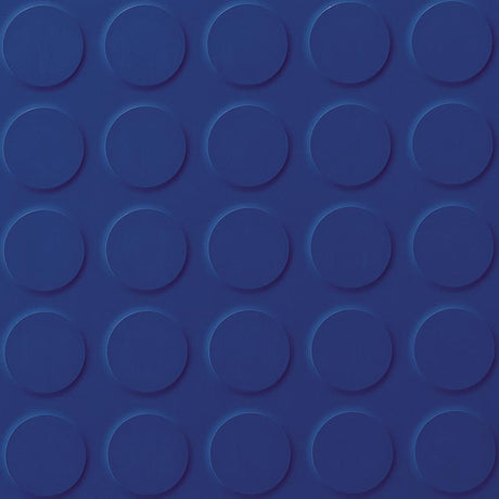 Polyflor SaarFloor Noppe Stud Tile 2 Cobalt 019 Rubber Tiles - DCTUK
