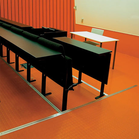 Polyflor SaarFloor Noppe Stud Tile 2 Cobalt 019 Rubber Tiles - DCTUK