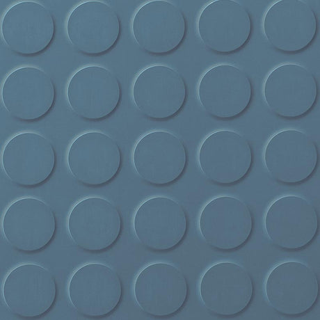 Polyflor SaarFloor Noppe Stud Tile 2 Cool Blue 707 Rubber Tiles - DCTUK