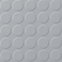 Polyflor SaarFloor Noppe Stud Tile 2 Mercury 129 Rubber Tiles