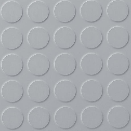 Polyflor SaarFloor Noppe Stud Tile 2 Mercury 129 Rubber Tiles - DCTUK