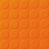 Polyflor SaarFloor Noppe Stud Tile 2 Orange 010 Rubber Tiles - DCTUK