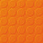 Polyflor SaarFloor Noppe Stud Tile 2 Orange 010 Rubber Tiles - DCTUK