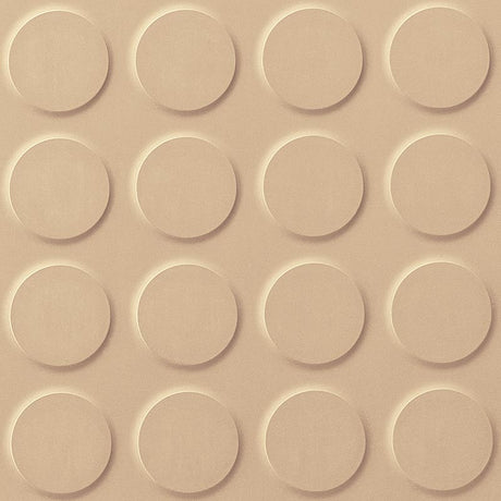 Polyflor SaarFloor Noppe Stud Tile 2 Sandstone 140 Rubber Tiles - DCTUK