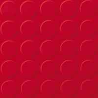 Polyflor SaarFloor Noppe Stud Tile 2 Warm Red 012 Rubber Tiles