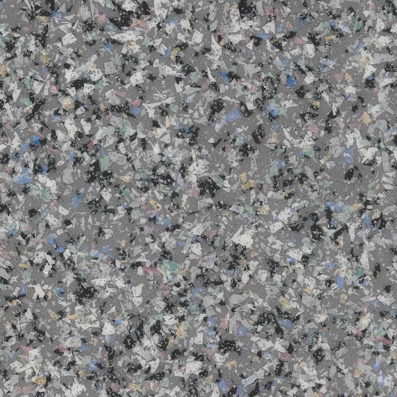 Polysafe Mosaic PUR Orient Grey 4135 Sheet Vinyl - DCTUK