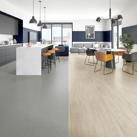 Polysafe Stone fx PUR Dove Slate 6012 Sheet Vinyl - DCTUK