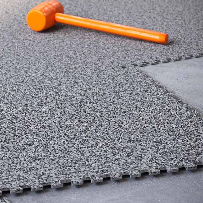 Tarkett iD TILT Composite Cool Grey Interlocking Vinyl - DCTUK
