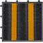 Treadloc 25 Modular Matting MW Maxim Anthracite & MW Maxim Yellow Entrance Systems - DCTUK