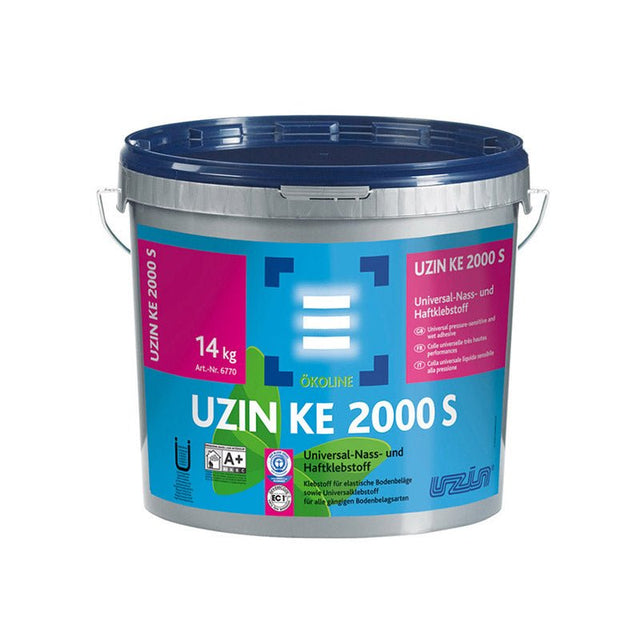 Uzin KE 2000S Pressure Sensitive Adhesive (14kg) Smoothing compound - DCTUK